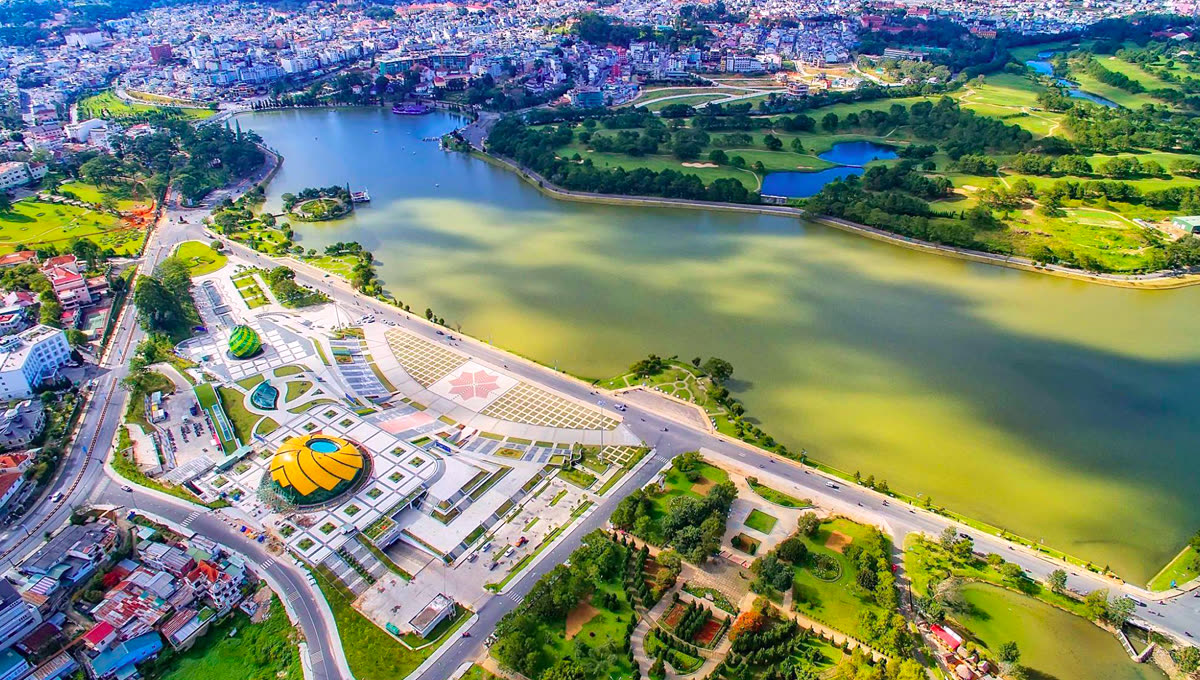 Đà Lạt nhìn từ trên cao